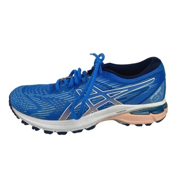 ASICS GT-2000 Womens Blue FlyteFoam Lace Up Athletic Sneakers Running Shoes 6.5 - Picture 1 of 4